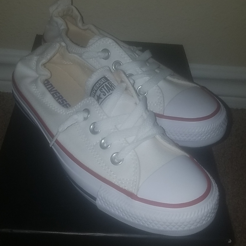 Women's white converse